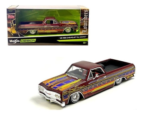 Maisto 1:24 1965 Chevrolet El Camino Guindo Lowrider 