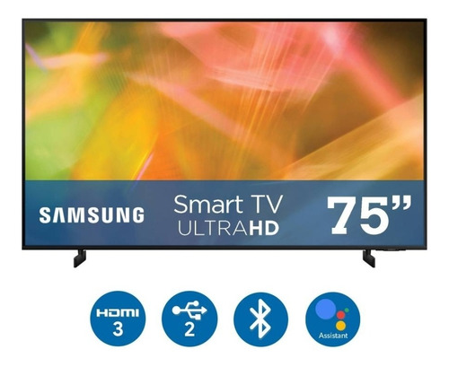 Imagen 1 de 3 de Pantalla Samsung 75 Crystal Uhd