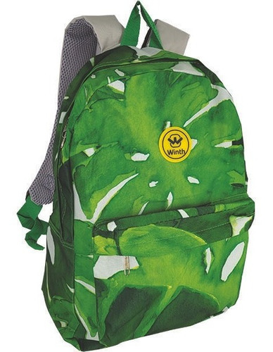 Mochila Escolar Juvenil Estampada Bgp31884 Verde