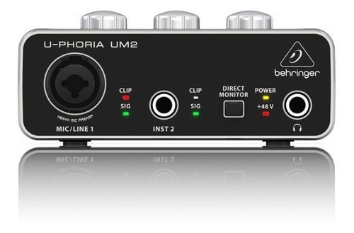 Interfaz De Audio 2x2 Behringer Um2 - Entrega Inmediata 