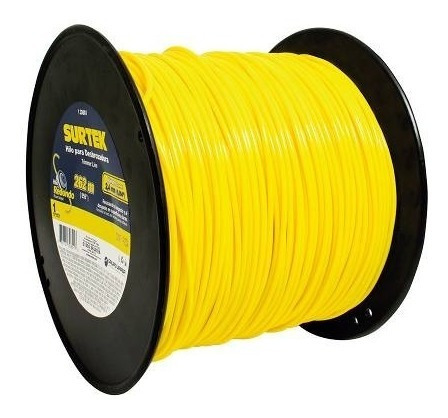 Nylon Para Desbrozadora En Carrete 2.4mm X 262 Mt Surtek