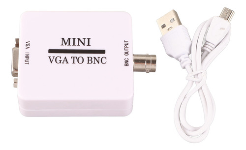 Adaptador De Vídeo Para Monitores Mini Hd Vga A Bnc 1920 X 1