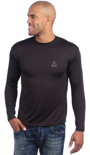 Imagen 2 de 4 de Camiseta Remera Térmica Frizada Black Rock Hombre