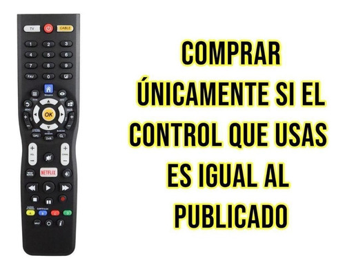 Control Remoto Izzi Modelo 2020 Netflix