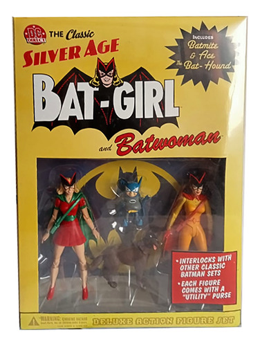 Figs Doble-pack Bat-girl & Batwoman Dc Direct Silver Age Nvo