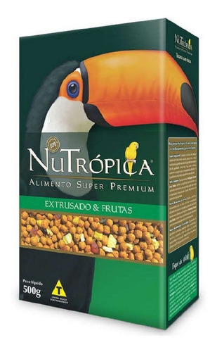 Nutrópica Ração Com Frutas Para Tucano 500g