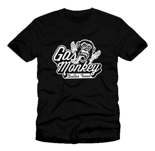 Imagen 1 de 2 de Playeras Gas Monkey Garage Dallas Texas Hombre