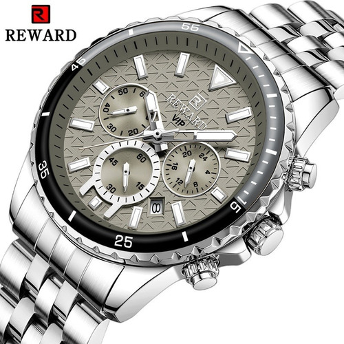Reloj Reward Luxury Cronógrafo Luminoso For Hombre