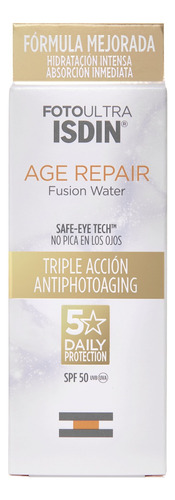 Fotoprotector Isdin Ultra Age Repair  Fusio Water Fps50 50ml