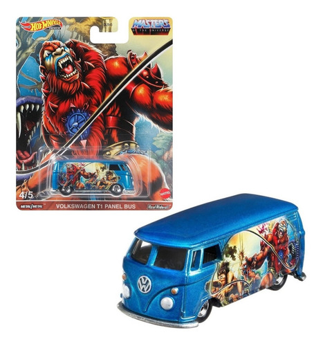 Volkswagen T1 Panel Bus Hot Wheels Masters Of The Universe 