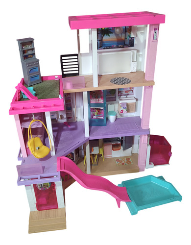 Barbie Mega Casa De Los Sueños Rosa Chicle (Usado)