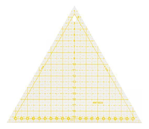 5 Triángulo Costura Patchwork Regla Sastre Acolchado