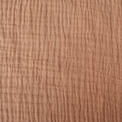 Tela Gasa Pañalera 100% Algodon Baby Cotton X Metro 245 - Pecan Liso