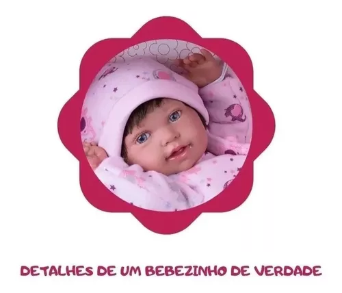 Boneca Bebê Anny Doll Reborn - Menina - Cotiplas 2441