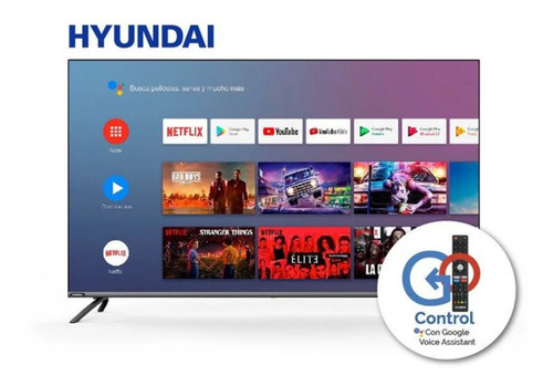Imagen 2 de 2 de Tv 65 Pulgadas Hyundai Smart Tv Uhd 4k Hyled6507a4km Led
