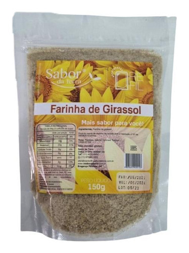 Kit 2x: Farinha De Girassol Sabor Da Terra 150g