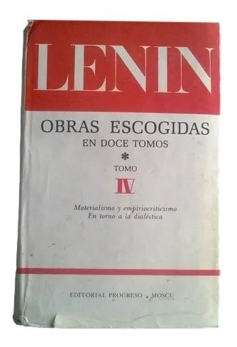 Lenin Obras Escogidas Tomo Iv C14