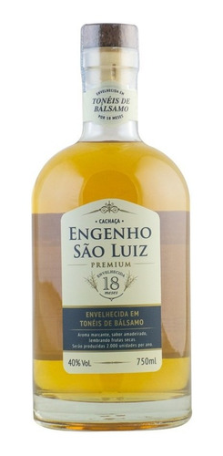 Cachaça Engenho São Luiz Premium Bálsamo 750ml