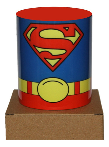 Mugs Superman Uniforme Pocillo Color Rojo