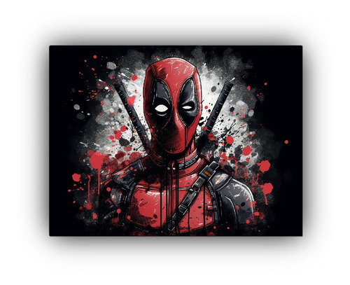 Poster Fotografias Dead Pool Colores Vibrantes 65x50cm