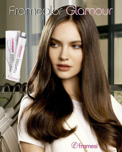 Framesi Framcolor Glamour Creme Capilar Colorante 100ml Tom 5.13 castanho claro azeitona