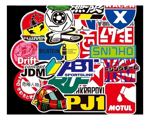 300 Adhesivos Trend Jdm Pvc Impermeable Pegatinas