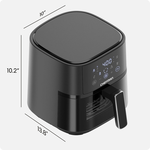 Chefman Air Fryer-4 Qt Compact Airfryer Para Comidas Rápidas