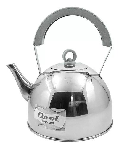 Pava Acero Inox 1,6 Lts Carol Mango Bakelita