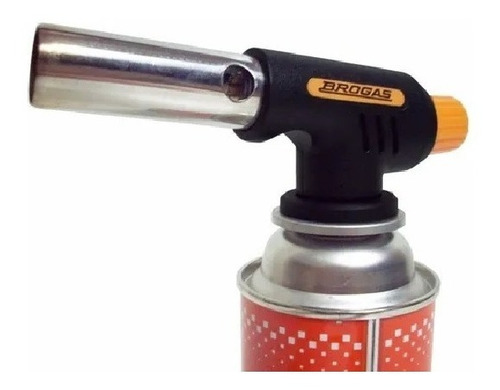 Soplete Flambeador Soldador Encendido Electronico Brogas Color Naranja