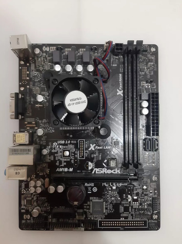 Mother Asrock Am1b-m Am1 Amd Sata 3 Usb 3.0 Negro (Usado)