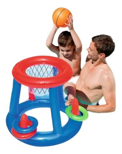 Juguete Inflable Aro De Baloncesto Para Niños, Piscina