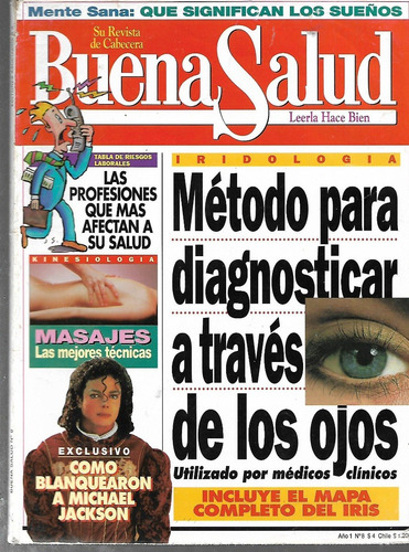 Revista Buena Salud #8 Asi Blanquearon A Michael Jac