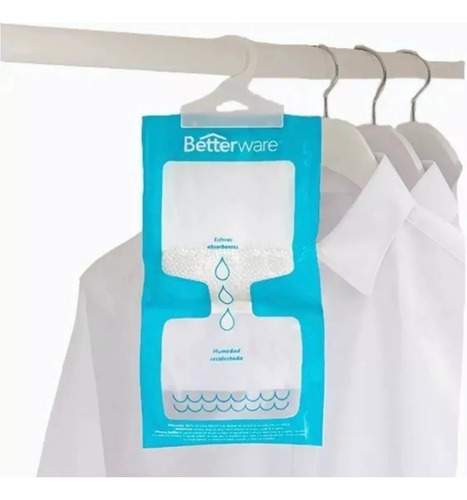 Absorbe Humedad Closet Betterware Bolsa Atrapa Malos Olores