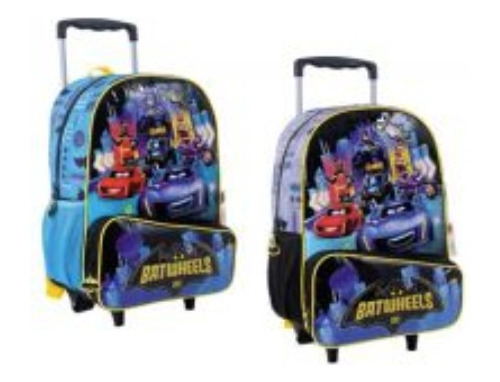 Batwheels mochila 16 Carro multipersonajes Carrito Diseño de la tela Estampado