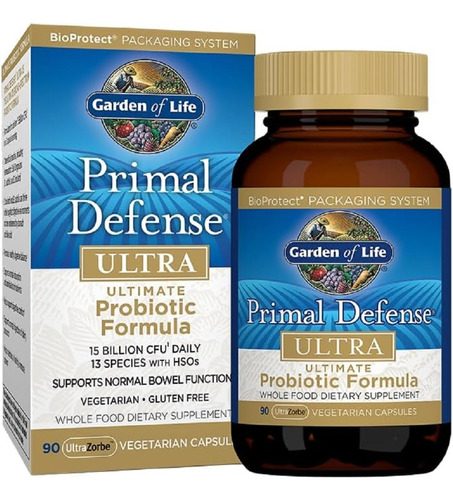 Probioticos Primal Defense Garden Of Life 90 Cápsulas