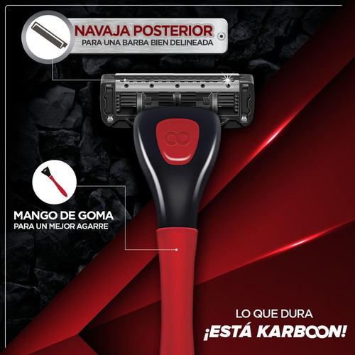 Groomen 500, Rastrillo Con Cinco(5) Cuchillas Con Nanotecnol
