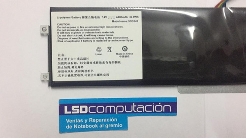 Bateria P/ Notebook Pcbox Mini Pcb-tw116 Ssbs49 Negro Genérica