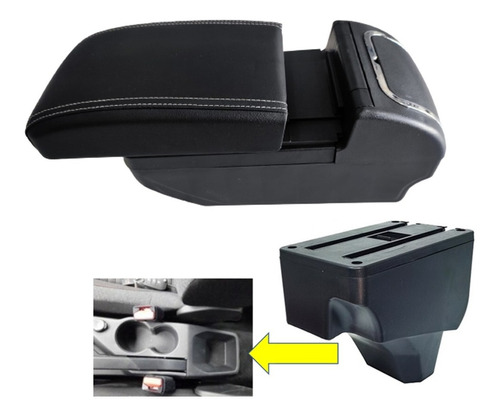 Descansabrazos Para Peugeot 208 /7usb Doble Nivel-lujo