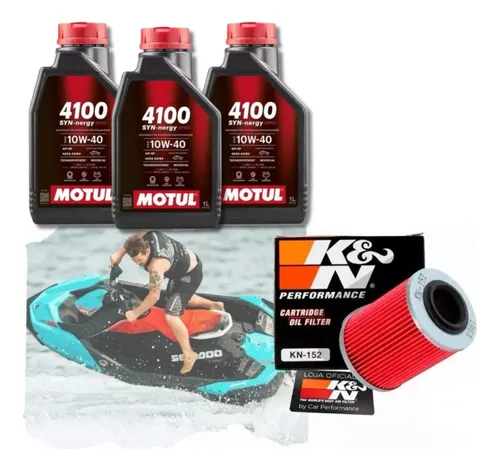 Kit Troca De Oleo E Filtro Jet Ski Spark 60 Hp 90 Hp Trixx 