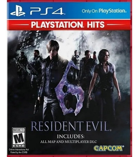 Resident Evil 6  Playstation Hits Capcom PS4 Físico