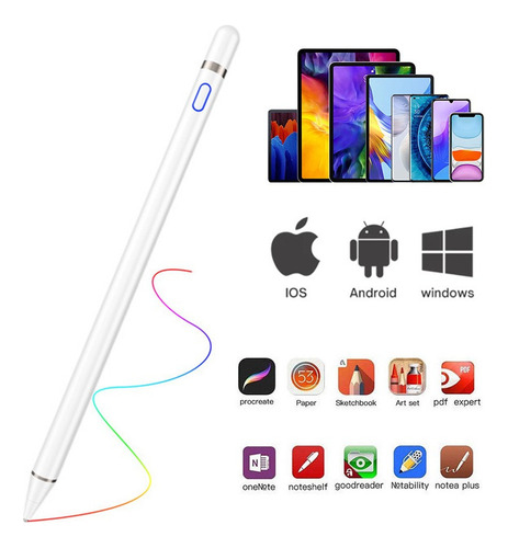 Lápiz Para Huawei Matepad 10.4 Pen Lápiz Táctil-blanco