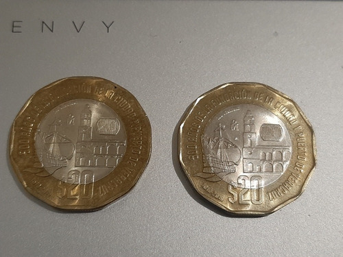 Moneda 500 Años De La Fundación De La Ciudad De Veracruz