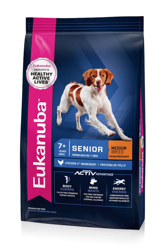 Imagen 2 de 2 de Mars Petcare Eukanuba Perro Senior - Mediana - Mix - 3 kg - 3 kg - Bolsa - Seca