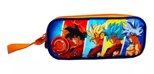 Estojo Duplo Infantil Escolar Dragon Ball Z Goku Desenho Clio Style -  Estojo escolar - Magazine Luiza