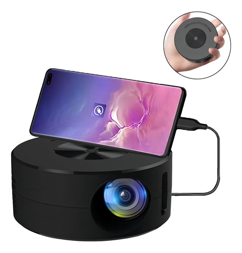 Mini proyector de películas LED Full HD 1080p con conexión de teléfono móvil
