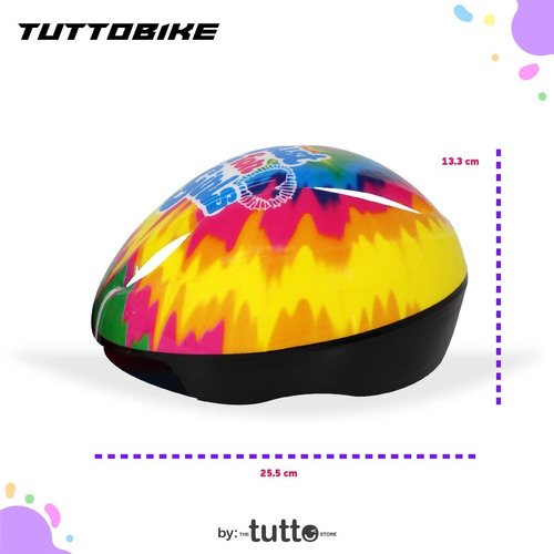 Combo Casco Y Rodilleras Infantil Rush Girl