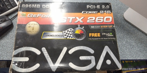 Imagen 2 de 6 de Tarjeta De Video Geforce Gtx 260