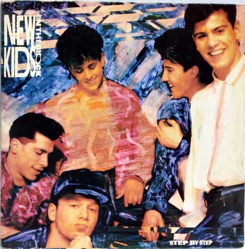 New Kids On The Block Step By Step Lp Com Encarte