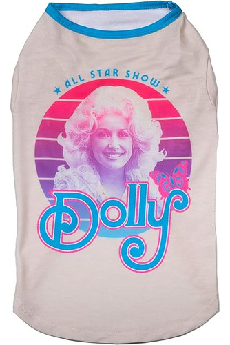 Doggy Parton Camiseta Blanca Show Dolly Xxl