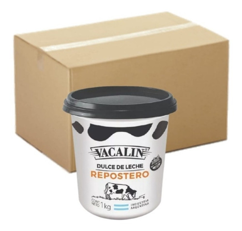 Dulce De Leche Vacalin Repostero 12x400g - Cotillón Waf